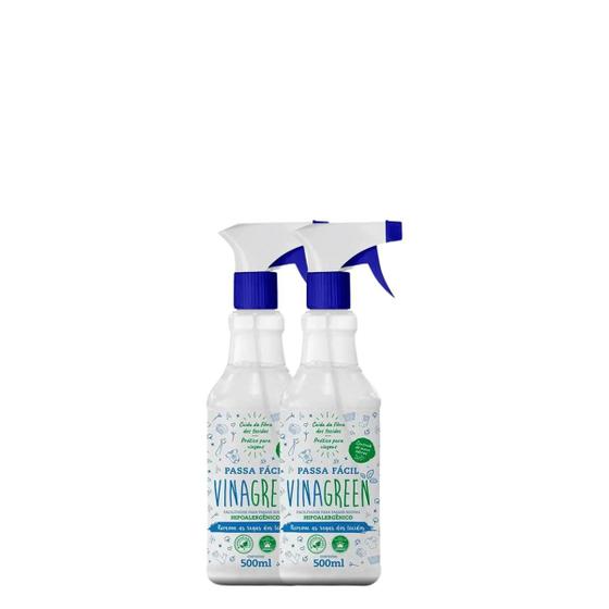 Imagem de Kit 2 Facilitador  Passar Roupa Vinagree Hipoalegênico 500ml