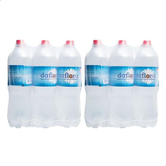 Imagem de Kit 2 fardos água mineral natural com gás 1,5l com 12un premium garrafa pet