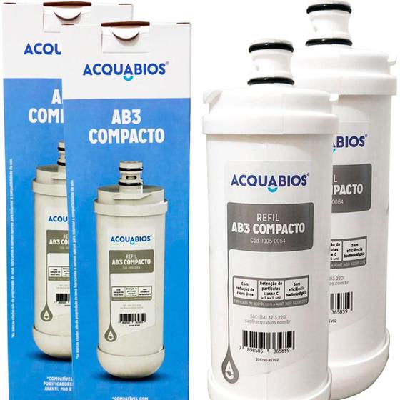 Imagem de Kit 2 Filtro Refil Compatível Purificador Ibbl Natural Mini