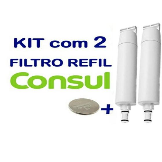 Imagem de Kit 2 Filtro Refil Consul Para Cpc31 Cpb34 Cix06Ax