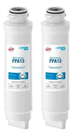 Imagem de Kit 2 Filtro Refil Planeta Água FPA13 para Purificador de Água Electrolux PE10B PE10X Compativel