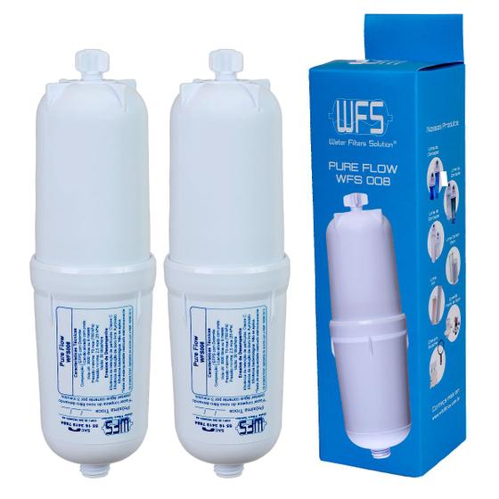 Kit 2 Filtro Refil Purificador WFS008 Bebedouro Soft Everest Menor preço em Kit 2 Filtro Refil Purificador WFS008 Bebedouro Soft Everest