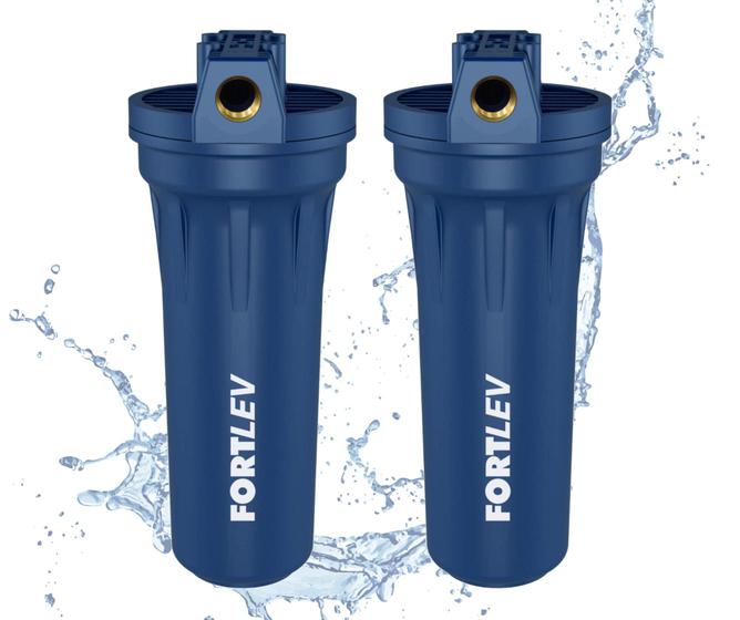 Kit 2 Filtros Caixa Dágua Cavalete Fortlev Limpa Tudo Menor preço em Kit 2 Filtros Caixa Dágua Cavalete Fortlev Limpa Tudo