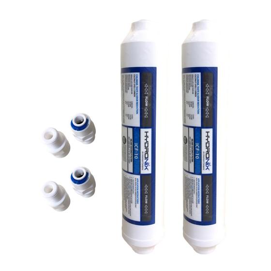 Kit 2 Filtros Externos + Conectores Geladeiras Side By Side Electrolux