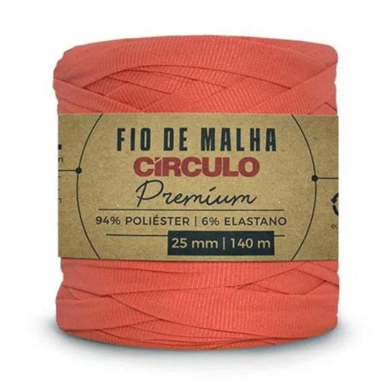 Imagem de Kit 2 Fio De Malha Extra Premium 140 Metros Círculo - Para Artesanato e Bolsas - Unidade