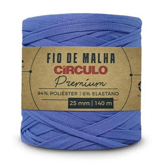 Imagem de Kit 2 Fio De Malha Extra Premium 140 Metros Círculo - Para Artesanato e Bolsas - Unidade