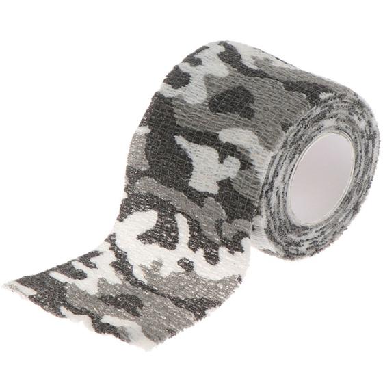 Imagem de Kit 2 Fita Camuflada Adesiva Elastica Proteção Dedo Pesca Academia 