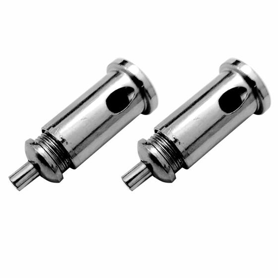 Imagem de Kit/2 Fixador De Teto Em Aço Niquelado Sem Ajuste Com Rosca M10x1 Para Griper MD-6008