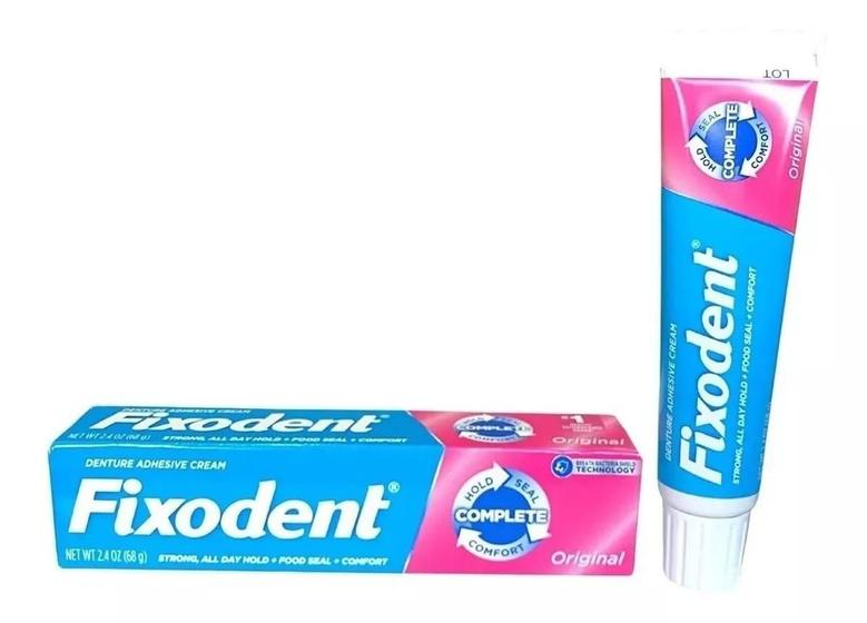 Imagem de Kit 2 Fixodent 68g - 100% Original