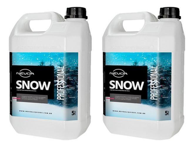 Imagem de Kit 2 Fluído Liquido Máquina De Neve Snow 5 Litros Nevoa