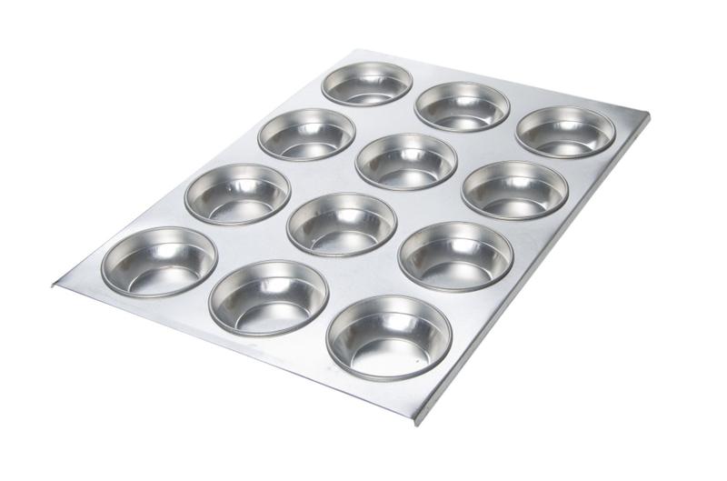 Imagem de kit 2 formas 12 cavidades em flandres para pão de queijo cupcake muffin