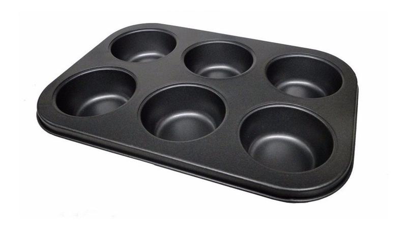 Stampo Muffin Antiaderente 4 Cavità Preparazione Moon Pie E