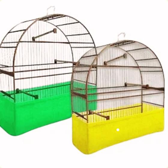 Imagem de Kit 2 Forro Capa Fundo para Gaiola Pássaros Tecido TNT Nº2 Anti Sujeira