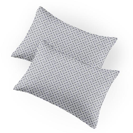 Imagem de Kit 2 Fronha de Travesseiro Toque de Seda Jolitex Estampado 50x70cm