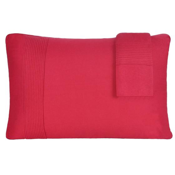 Imagem de Kit 2 Fronhas 50Cm  X 70Cm De Malha 100% Algodão Ferrari - Bene Casa