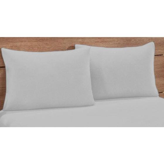 Imagem de Kit 2 Fronhas Simples com Bainha 70cmx50cm Percal 200 Fios 100% Algodão