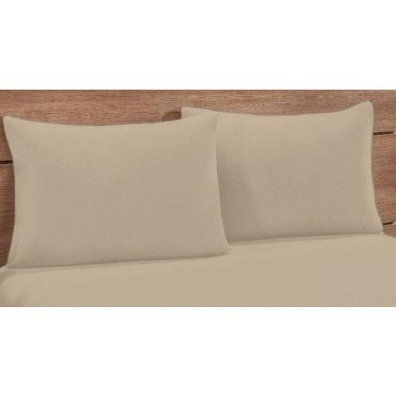 Imagem de Kit 2 Fronhas Simples com Bainha 70cmx50cm Percal 200 Fios 100% Algodão
