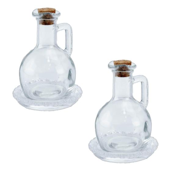 Imagem de Kit 2 Galheteiros 180Ml Com Suporte Lyor