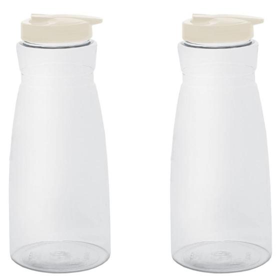 Kit 2 Garrafa de Agua Para Geladeira 2,5L Grande Pegada Ergonômica ...