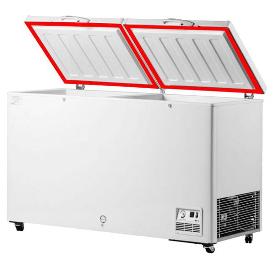 Imagem de Kit 2 Gaxeta Borracha Para Freezer Electrolux H400