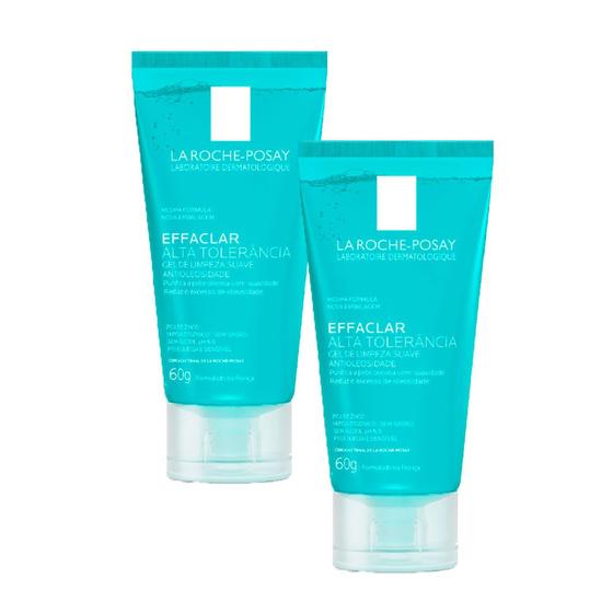 Imagem de Kit 2 Gel de Limpeza Facial Effaclar Alta Tolerância La Roche-Posay 60g