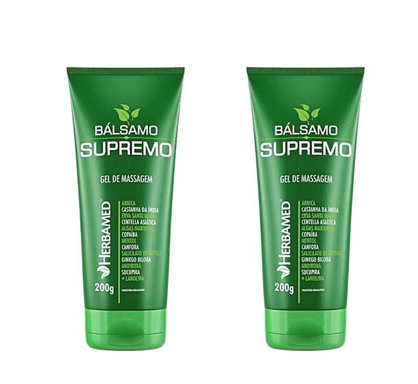 Imagem de Kit 2 Gel De Massagem Bálsamo Supremo 200g - Herbamed