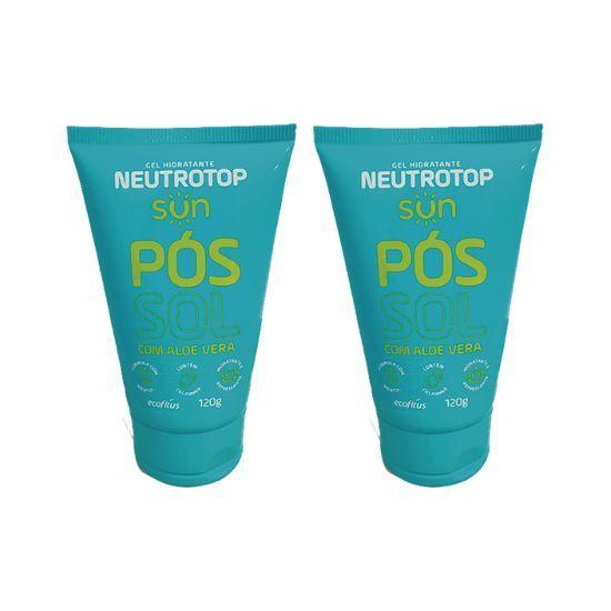 Imagem de Kit 2 Gel Pos Sol Neutrotop Aloe Vera 120g - Ecofitus