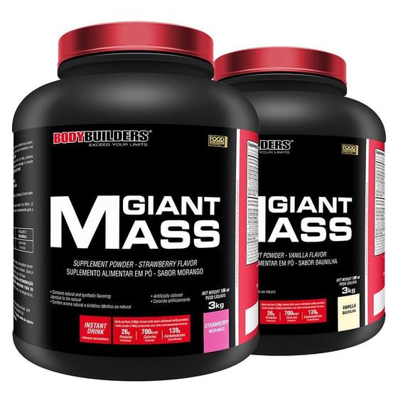 Imagem de Kit 2 Giant Mass 3Kg