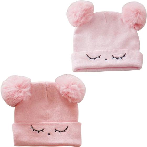 Imagem de Kit 2 Gorro Funny para Bebê 36cm a 48cm