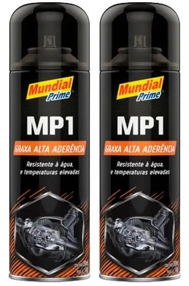 Imagem de Kit 2 Graxa Alta Aderência Spray 100ml - Mundial Prime