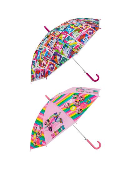 Imagem de Kit 2 Guardas-chuva Infantil Minnie Mouse Colors 17250 11110
