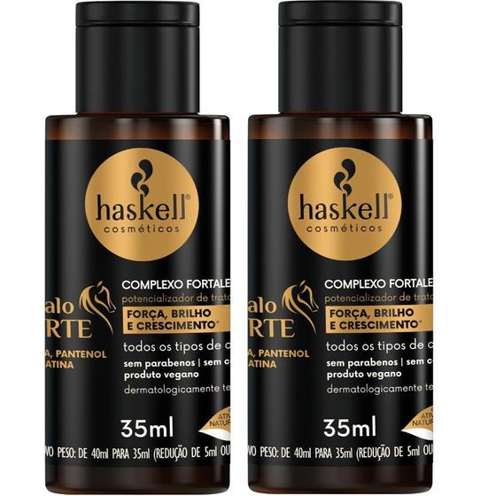 Imagem de Kit 2 Haskell Cavalo Forte Complexo Fortalecedor Cresce Cabelo 35 ML