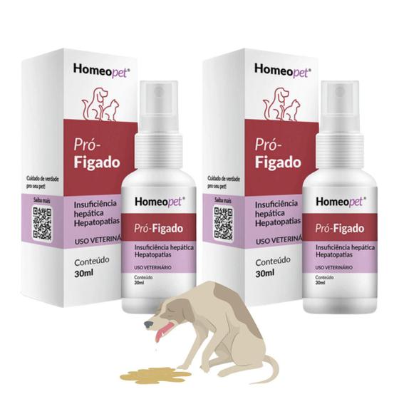 Imagem de Kit 2 homeopet pro-figado 30ml