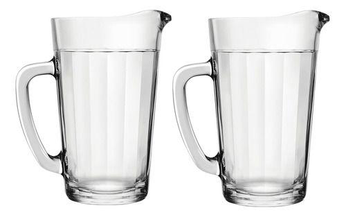 Imagem de Kit 2 Jarras de Suco Estilo Copo Americano 750ML C/ Alça Nadir 