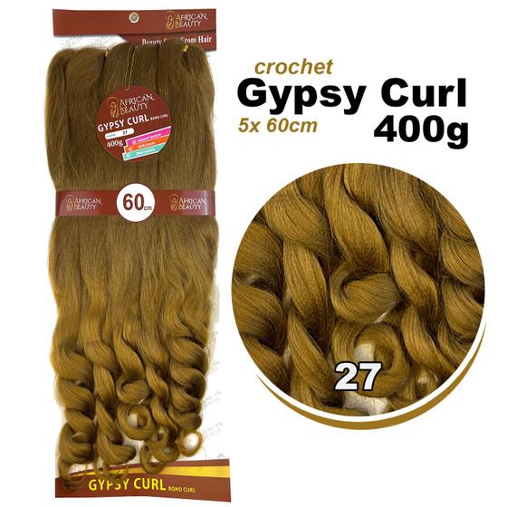 Imagem de Kit 2 Jumbo Boho Gypsy Curl Braids 400 Gr African Beauty + Anéis