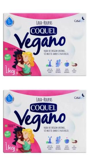 Imagem de Kit 2 Kg Lava Roupas Coco Biodegradável Vida Macia Vegano