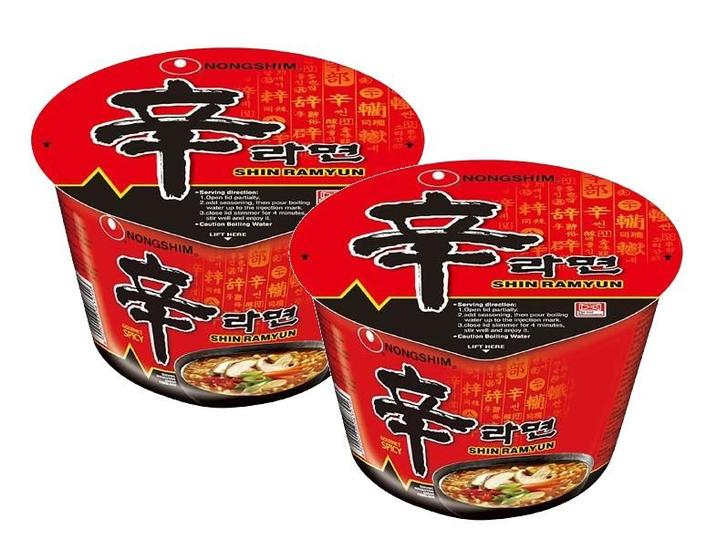 Imagem de KIT 2 LAMEN SHIN RAMYUN COGUMELO PICANTE BIG BOWL COPO 117g