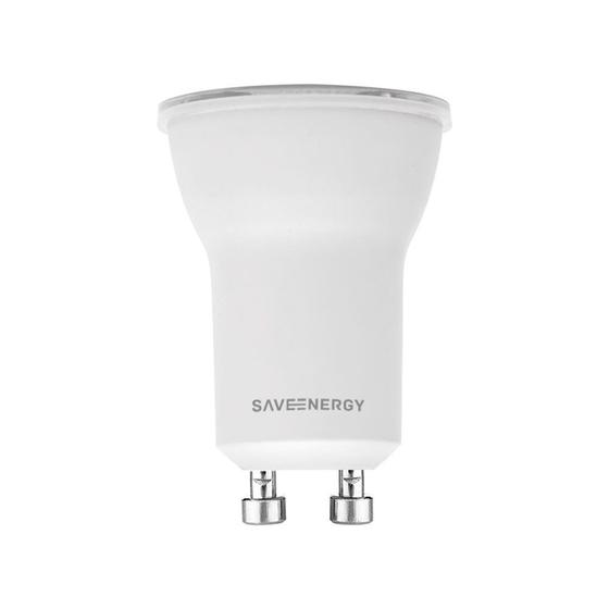 Imagem de Kit 2 Lâmpada Led Mini Dicroica MR11 4w Save Energy 4000k Branco Neutro