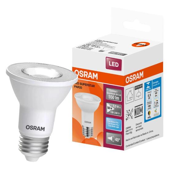 Imagem de Kit 2 Lampada Led Par20 5,5W 525Lm 40 Ip20 Bivolt E27 Osram