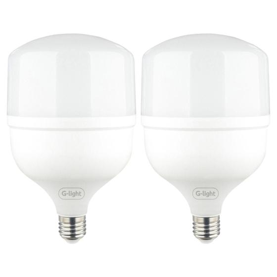 Imagem de Kit 2 Lâmpadas Led 50W 6500K E27 Bulbo Alta Potência Branco