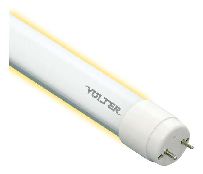 Imagem de Kit 2 Lâmpadas Tubular Volter 60cm Led 9w 3000k