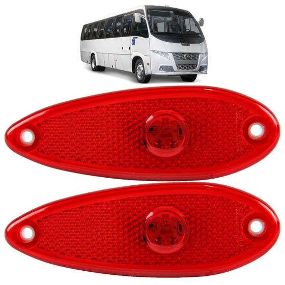 Imagem de KIT 2 Lanterna Teto Vigia Ônibus Peixinho 1LED BIVOLT VM
