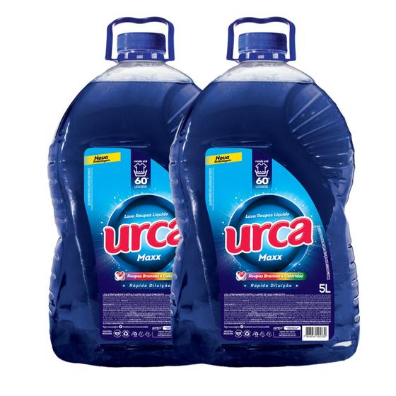 Imagem de Kit 2 Lava Roupas Liquido Urca Azul 5l