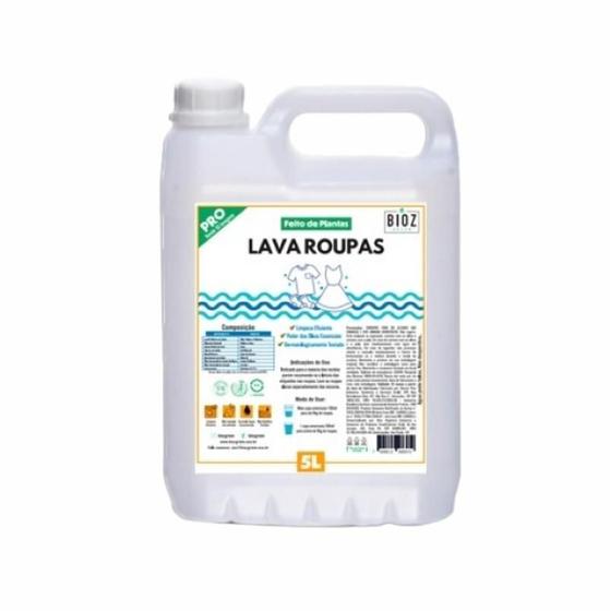 Imagem de Kit 2 Lava Roupas Super Concentrado Biodegradável Bioz 5L