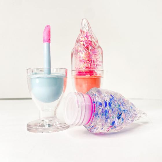 Imagem de Kit 2 lip gloss sundae fofo brilho hidratante cremoso