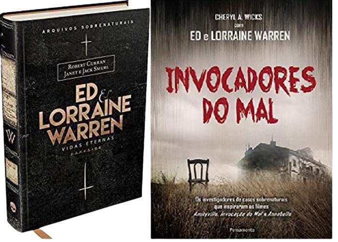 Imagem de Kit 2 Livro Ed Lorraine Warren Vida Eterna + Invocadores Mal