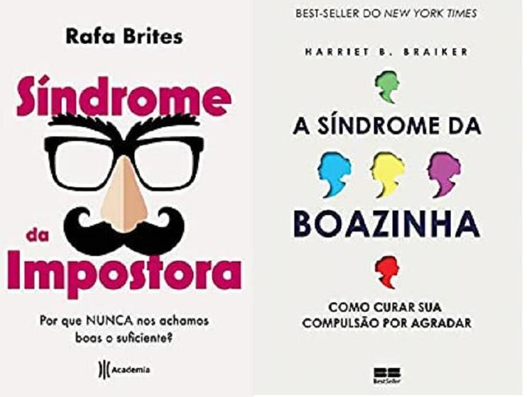 Imagem de kit 2 livros A SINDOME DA IMPOSTORA + SINDROME DA BOAZINHA