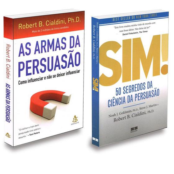 Kit 2 Livros - As Armas da Persuasão + 50 Segredos da Ciência da Persuasão - SEXTANTE-BEST SELLER Imagem de Kit 2 Livros - As Armas da Persuasão + 50 Segredos da Ciência da Persuasão