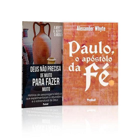 Imagem de Kit 2 Livros  Deus Não Precisa de Muito Para Fazer Muito + Paulo o Apóstolo da Fé  O Maior Líder do Cristianismo  Mai