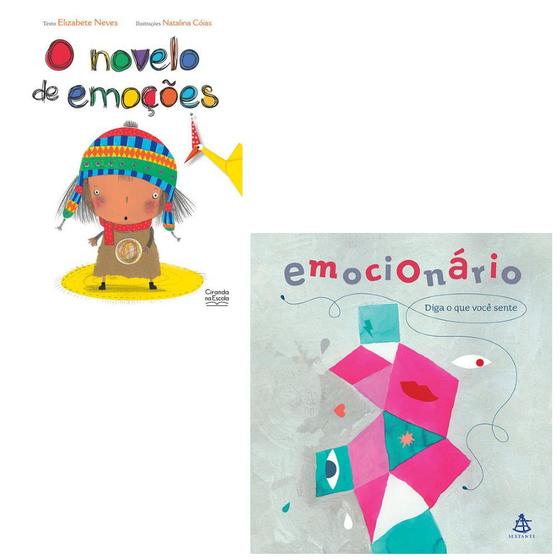 Imagem de Kit 2 livros: emocionário - diga o que voce sente + o novelo de emoções - Kit de Livros